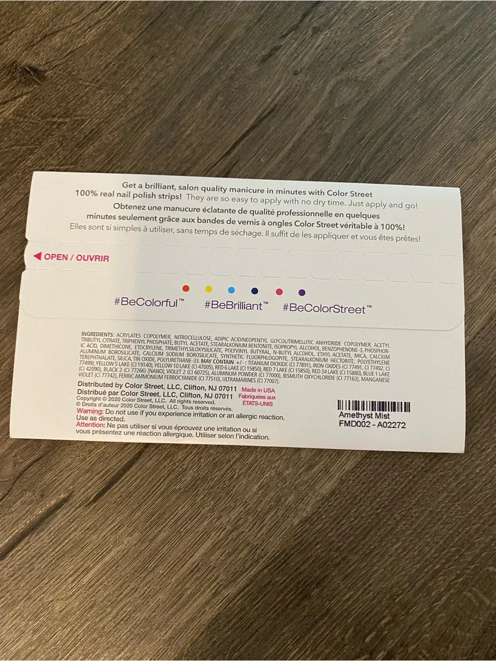 Color Street box 100%